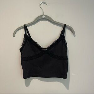 Full Tilt Black Lace Tank Top